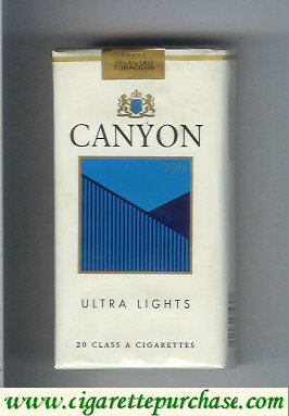 Canyon Ultra Lights 100s cigarettes